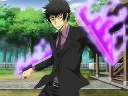 Hibari Kyoya ~ Tonfas%20impr%e9gn%e9s%20de%20la%20flamme