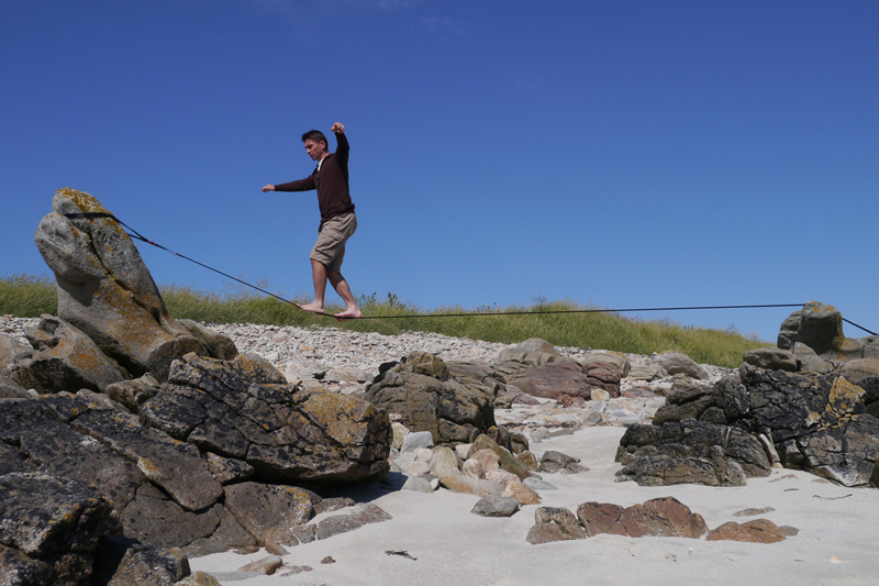 Slackline en Bretagne Emmanuel_bernard