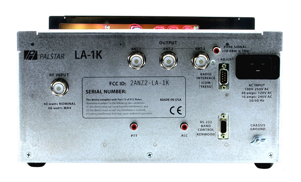 Palstar Amplificateur HF à transistors LA-1K La1k-rear