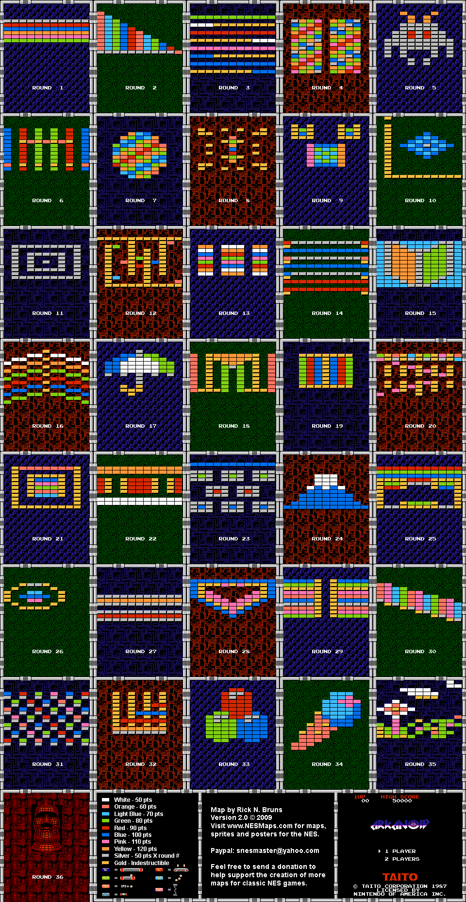 ARCANOID NES Arkanoid