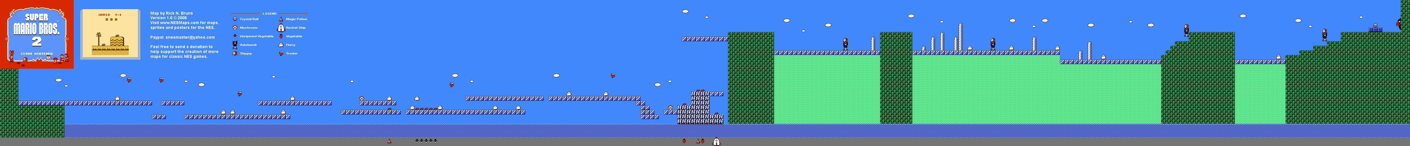 SUPER MARIO BROS 2 NES   SuperMarioBros2Map4-1