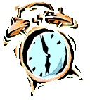 أيقونات منبه وساعات  Artsy-alarm-clock-animation-rocking-back-and-forth