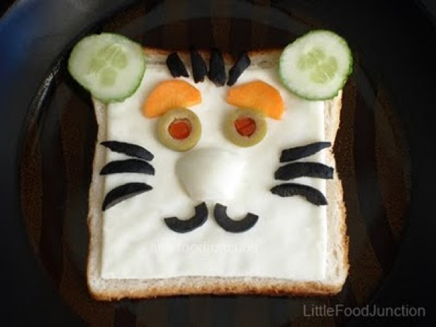 Artistic Sandwiches   Tiger