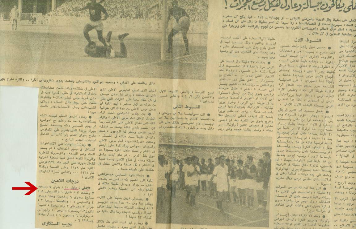 الحارس الطائر عادل هيكل بعبع الزمالك .. بين أفضل 10 حراس أفارقة 19171-48