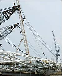 اسطورة الملاعب ويمبلى Wembley Stadium _40171989_arch_getty