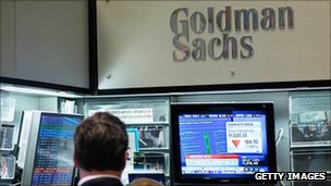 Goldman Sachs boss defends firm's ethics after attack _56126500_goldman_getty