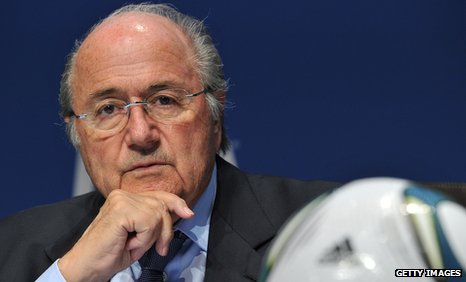 NEWS: Sepp Blatter says racism on the pitch can be solved with handshake _56740449_seppblatter