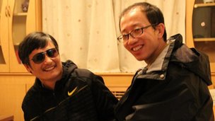 Rights violation: Obama silent on Chinese activist Guangcheng _59909707_chenandhujia