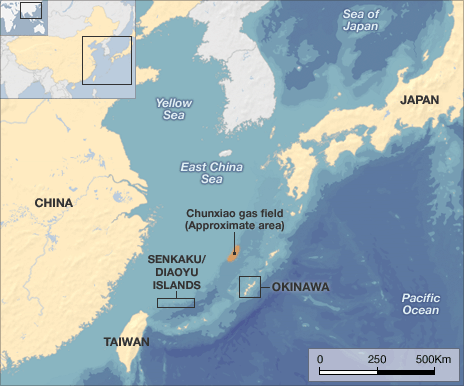 Japan PM Abe warns China of force over islands landing _65680824_chunxiao_gas_464x386v2