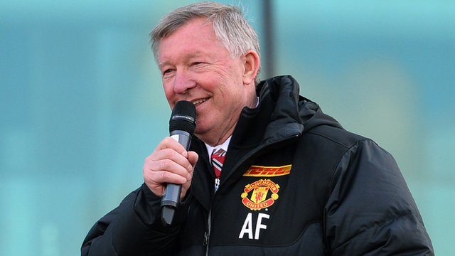 Fergie Tantang United Raih Tiga Gelar Liga Beruntun _67584376_fergiespeech