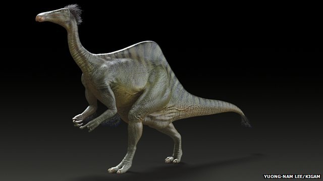 Oddities, curiousities and strangness in history - Page 34 _78460308_reconstruction_of_deinocheirus_%28lee%29