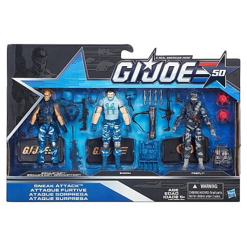 Figurines G.I. Joe à venir cette année: Classified, Rétro et O-ring ― par Hasbro - Page 2 GIJOE-50th-Anniversary-Sneak-Attack-3pk-TRU-Exclusive-card