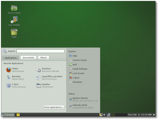 Linuxi uudised Opensuse113m1gnome-small_001