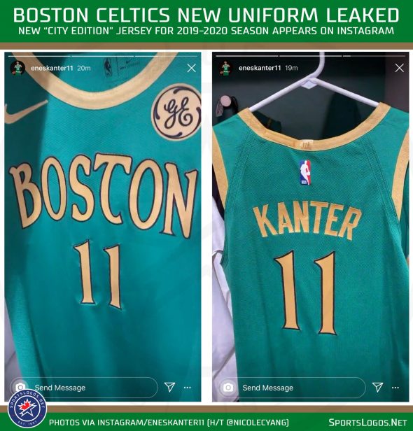 New Alternative Celtic Uniforms Boston-celtics-new-uniform-2020-leak-590x616