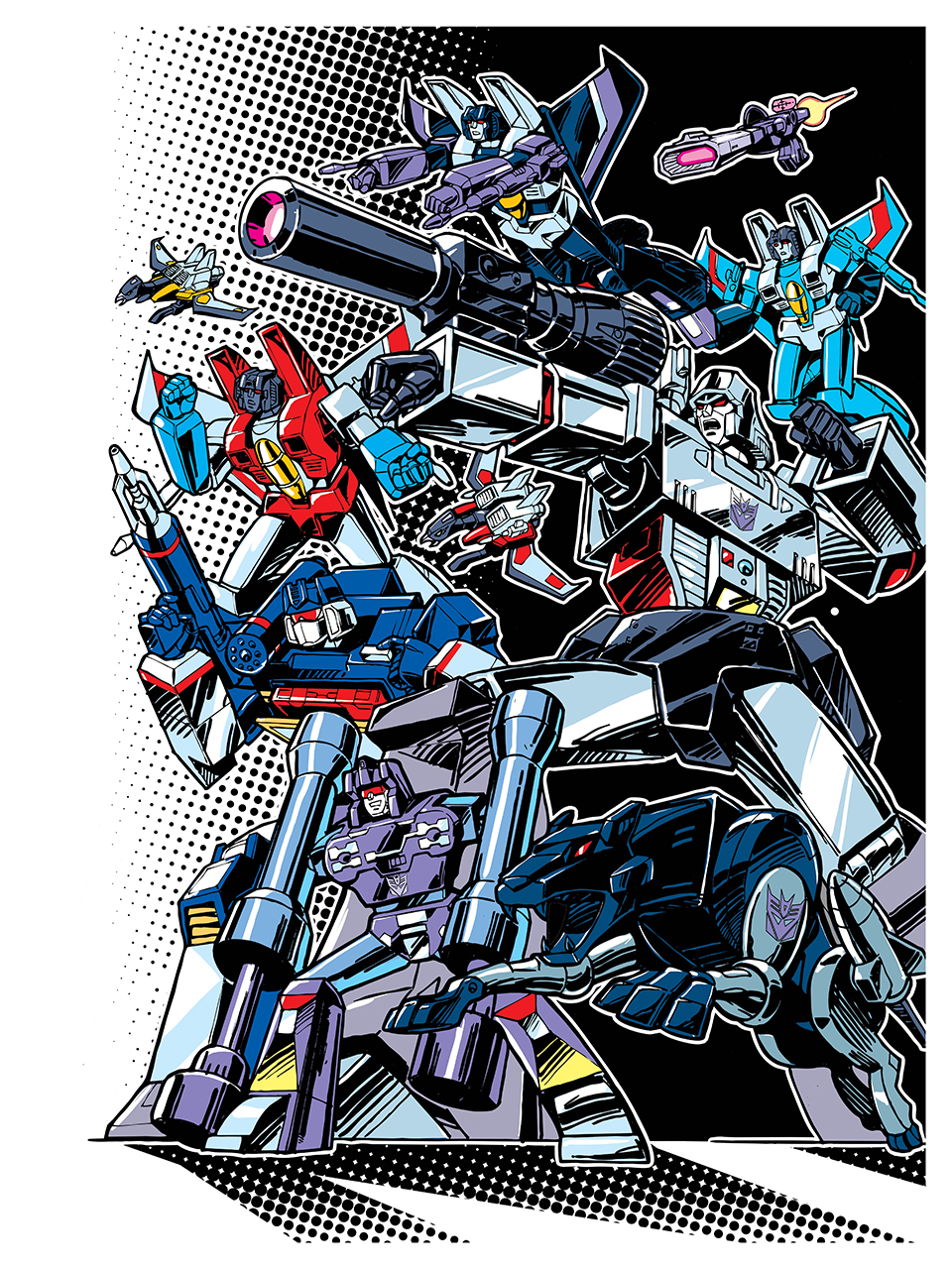 [Pro Art et Fan Art] de Dessinateurs ― Transformers: Série Animé, Film, Art conceptuel, Affiche, Emballage, etc ― et non TF - Page 19 Tf-print-18x24-decepticons-low_1395434327