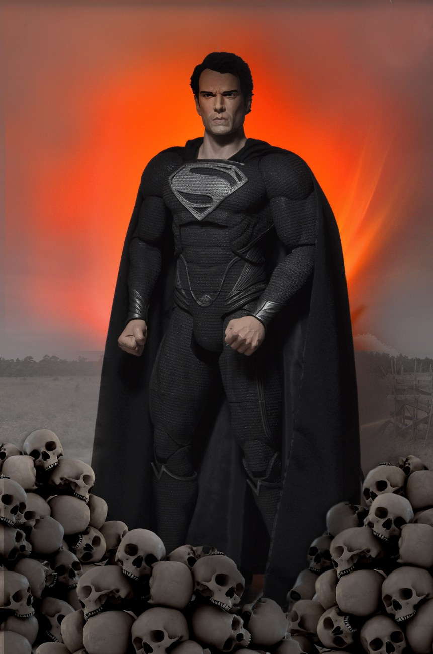 [NECA] Superman Man of Steel - "Black Costume" 1/4 scale NECA-Black-Suit-Superman-002