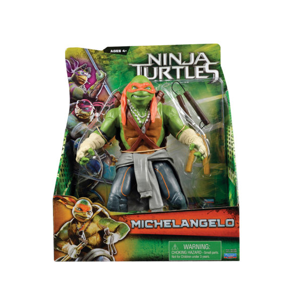 [PLAYMATES] [Tópico Oficial] TMNT - The Movie 2014 | Super Deluxe Figures Teenage-Mutant-Ninja-Turtles-Movie-Michelangelo-Super-Deluxe-Figure-1