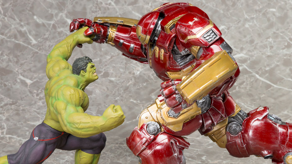 [Kotobukiya] ARTFX+ | Avengers 2 - Age of Ultron - Hulk and Hulkbuster Showdown Kotobukiya-Age-of-Ultron-Hulkbuster-Showdown-ARTFX-001