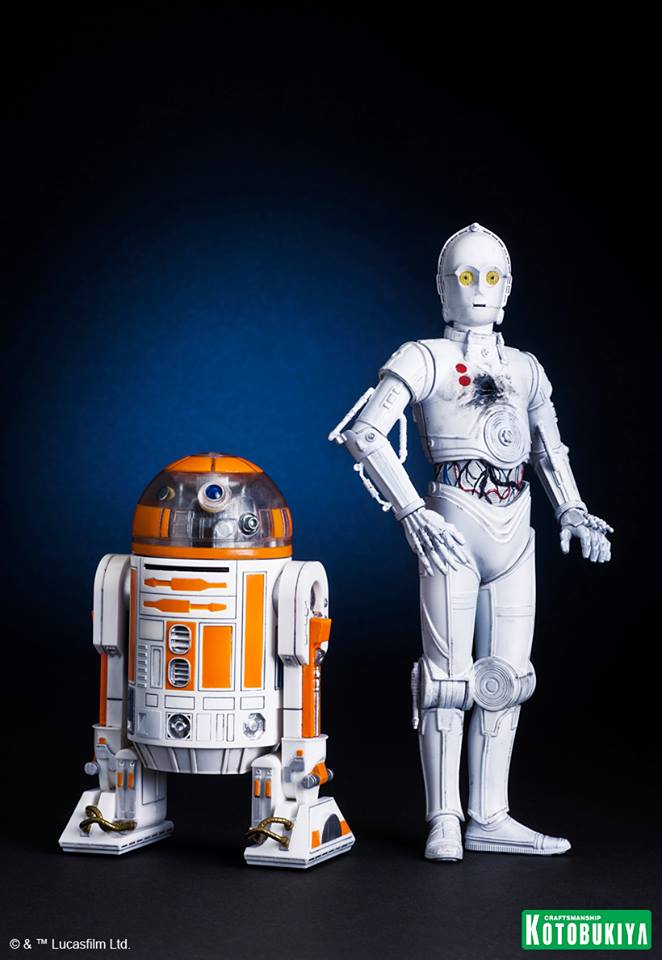 [Kotobukiya] ARTFX+ | Star Wars Celebration 2015- R3-A2 and K-3PO (Exclusive) R3-A2-and-K-3PO-ARTFX-Statues-001