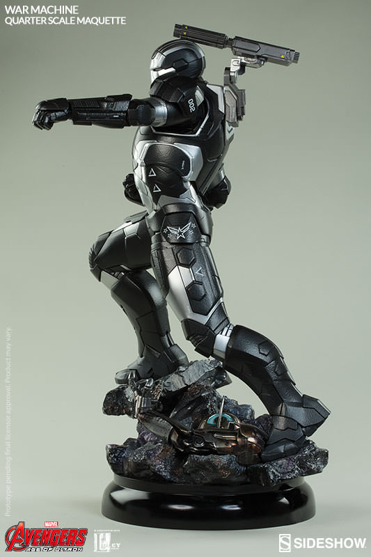 [Sideshow] War Machine Maquette MKII: Age of Ultron Avengers-Age-of-Ultron-War-Machine-Maquette-004