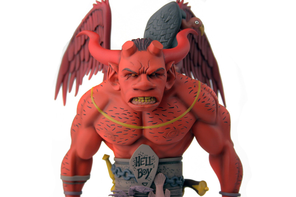 [Mondo] Hellboy Original Sketch Mondo-First-Hellboy-Statue-Color-010