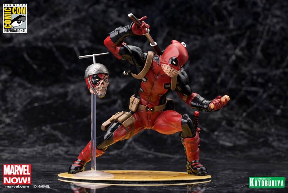 [Kotobukiya] ARTFX+ | Deadpool “Chimichanga” San Diego Comic-Con 2015 Limited Edition SDCC2015-Kotobukiya-Deadpool-ARTFX-Statue-003