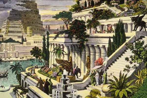 حدائق بابل المعلقة Babelyon-gardens