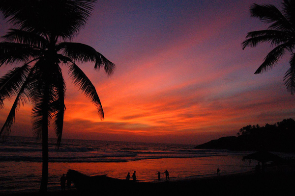  مدينة كيرالا الهندية Kovalam-sunset