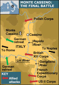 Mont Cassino, l'inutile massacre... _40160861_cassino