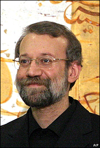 الله يخلق من شبه الأربعين _42556617_larijani_ap_300