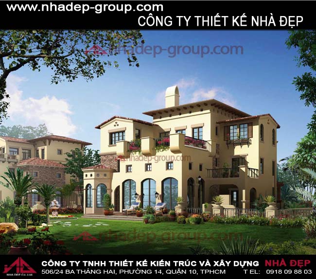 Mẫu Biệt Thự Đẹp Các Mẫu Thiết Kế 2016 Thiet_ke_biet_thu_dep_xinh_2