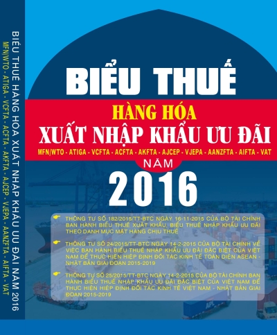 2016 - Cẩm nang nghiệp vụ Xuất nhập khẩu  , biểu thuế Xuất nhập khẩu 2016 Sach-bieu-thue-xuat-nhap-khau-nam-2016-moi-nhat-tt-182-btc