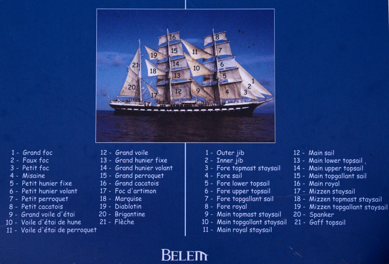 Le Belem, navire école. 164