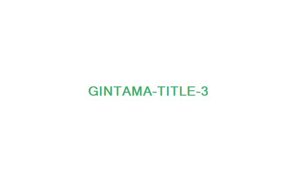 تقرير عن الانمي الكوميدي gintama Gintama-title-3