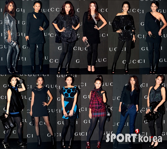 [23.08] Stars à Gucci FW collection Fashion Show 09 ( Kim So Eun ..) 20090820211830723