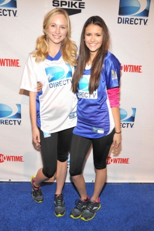 Nina Dobrev & Candice Accola at DIRECTV's Sixth Annual Celebrity Beach Bowl 2-4-2012 Normal_004