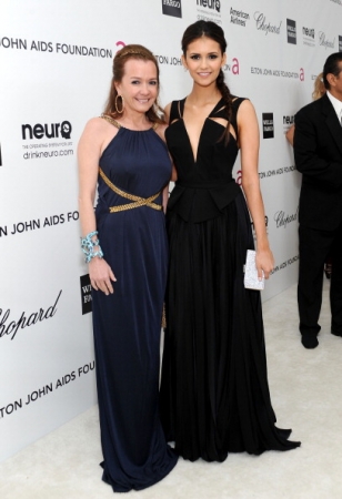 Nina Dobrev at 20th Annual Elton John AIDS Foundation Academy Awards Viewing Party Normal_014
