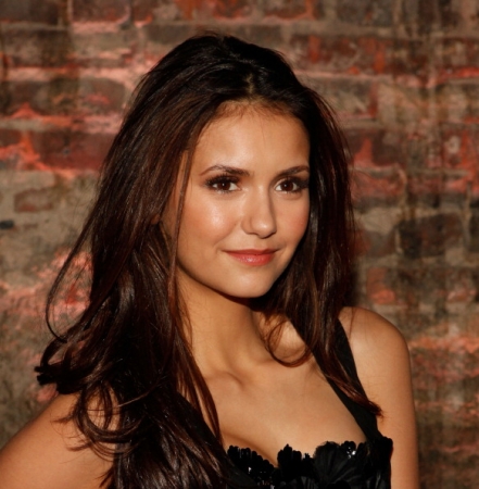 Nina Dobrev at Mercedes-Benz Fashion Week-Venexiana & Herve Leger Normal_005