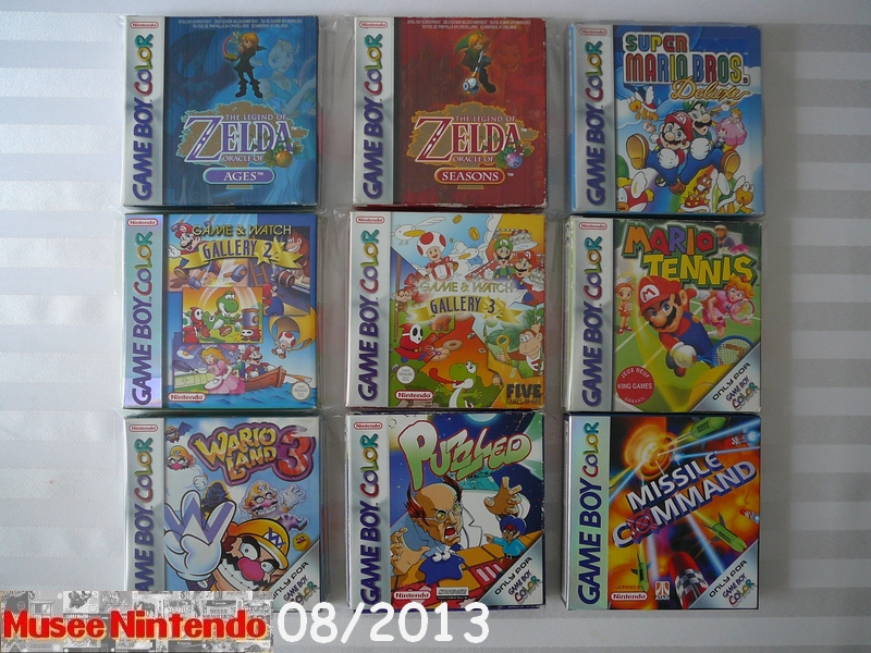 Collection de Nevertrust MAJ FAMICOM Collection-complete-Game-Boy-Color