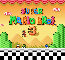 Tests de Super Mario Bros. , Super Mario Bros. : The Lost Level, Super Mario Bros. 2. et Super Mario Bros. 3. ! SuperMarioAllStars_SuperMarioBros3_Titre