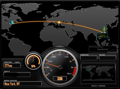 احسب سرعة الانترنت لديك ؟ Speednet