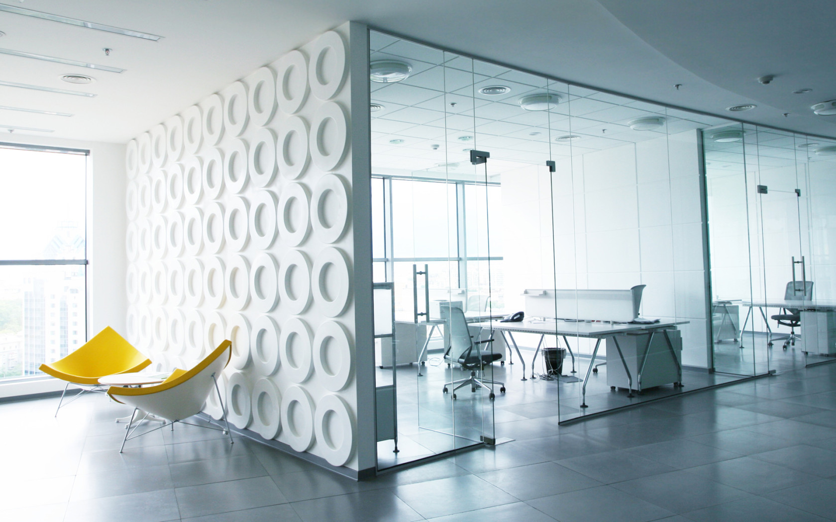 Vách ngăn phòng di động - Nội thất thông minh Interesting-office-designs-white(2)(1)