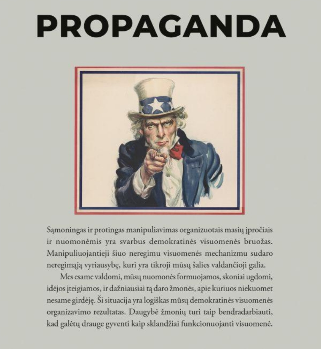 Propaganda - smegenų plovimo priemonė Propaganda