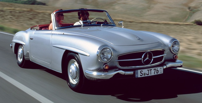 Felicidades, Pagoda: 50 años del Mercedes 230 SL Mercedes-190-SL-650x333