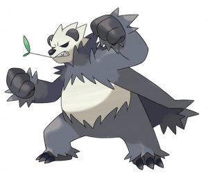 Novo vídeo dos jogos Pokémon X e Y Pangoro_official-art_300dpi-300x256