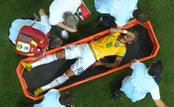 LESIONADOS Y SANCIONADOS. 3ª TEMPORADA - 1 SEMANA Neymar-Fractura-Mundial