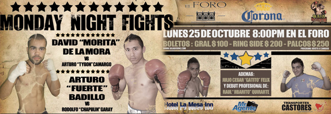Monday Night Fights - Tijuana Mexico! BajaPosterGrande5