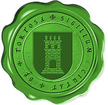 Timbres y ornamentos oficiales del Reino de Aragon Tortosa_vert