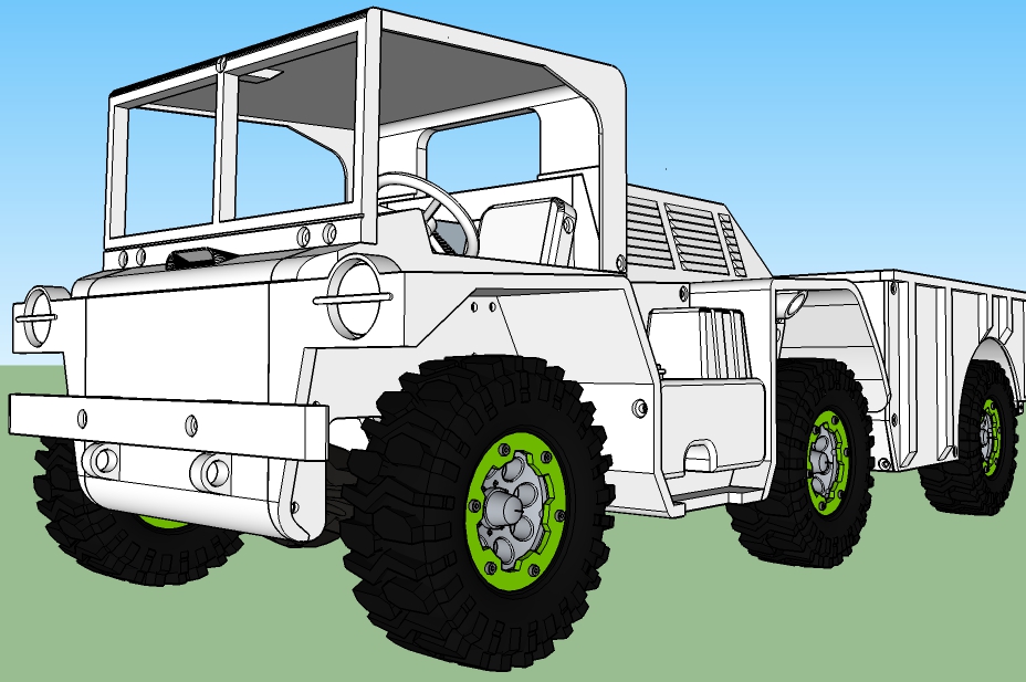 Gama Goat challenge - Projet partager d'un 6x6 en impression 3D Gama-001