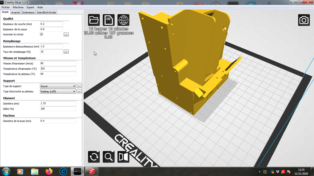 Etapes de construction du Gama Goat en 3D. Piece-01